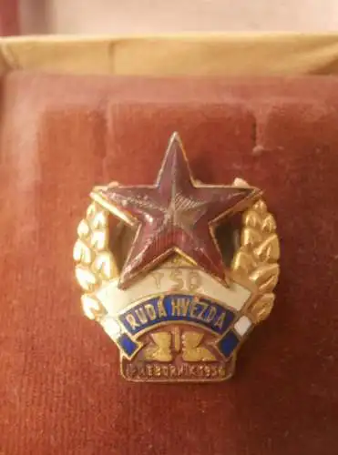 alte Plakette , Speedway - Roter Stern , Rudá Wézda , Badge !!!