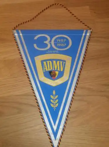 Wimpel - 30 Jahre ADMV , 1957-1987 , DDR , Moto Cross , Motorsport !!