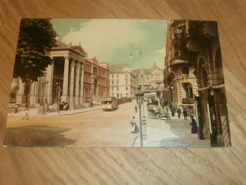 AK Stuttgart Bahnhof , 1909 , alte Ansichtskarte , Postkarte !!!