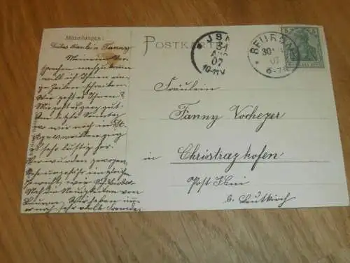 AK Beuron , 1907 , alte Ansichtskarte , Postkarte !!!