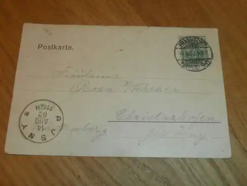 AK Frankfurt am Main , 1902 , Kaiserstrasse , alte Ansichtskarte , Postkarte !!!