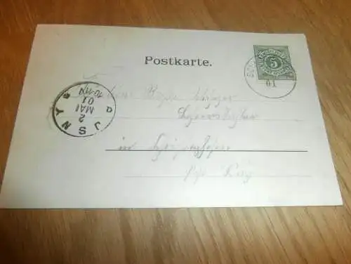 Schloss Zeil in Leutkirch i. Allgäu , 1901 , alte Ansichtskarte , Postkarte !!!