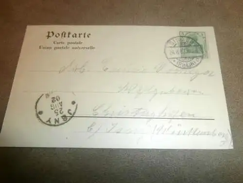 Bingen , Burg Klopp , 1902 , alte Ansichtskarte , Postkarte !!!