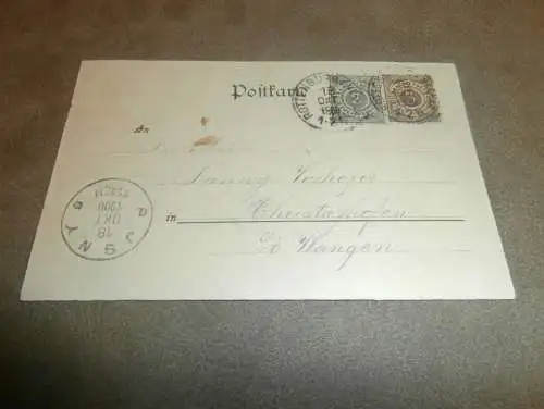 Rottenburg a. Neckar , 1900 , alte Ansichtskarte , Postkarte !!!