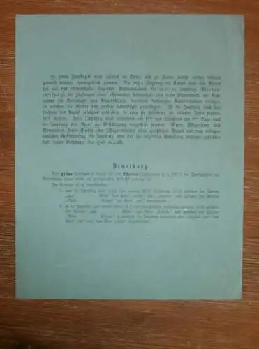 alter Impfschein , 1884 , Ernst Siebert in Neustrelitz i. Mecklenburg , Impfung , Impfen , Arzt , Medizin !!!