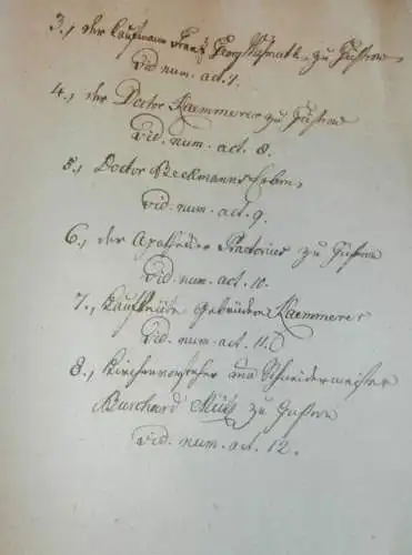 alte Akte - 1795 , von Bülow , Güstrow i. Mecklenburg , Adel , Rostock , Oerthling !!!