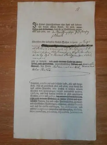 alte Akte - 1823 , von Bülow , Güstrow i. Mecklenburg , Adel , Schwerin !!!