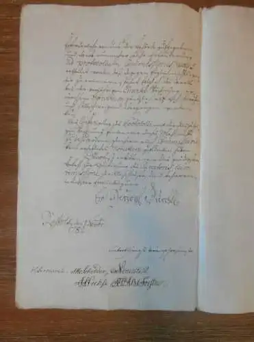 alte Akte - 1782 , von Hahn auf Kuchelmiss i. Mecklenburg , Vermögen , Rostock , Herzog , Roggenbau , Kuchelmiß !!!