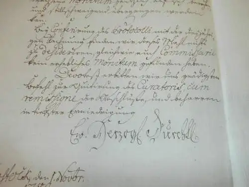 alte Akte - 1782 , von Hahn auf Kuchelmiss i. Mecklenburg , Vermögen , Rostock , Herzog , Roggenbau , Kuchelmiß !!!