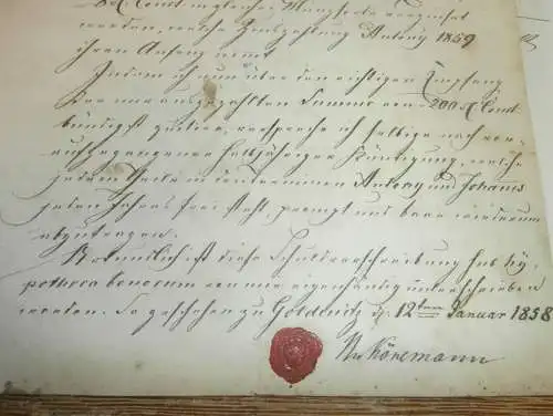 alte Akte - 1857-1889 , Goldenitz , Pritzier , Neuenrode b. Hagenow , Naumburg , Ludwigslust - Parchim , Mecklenburg !!