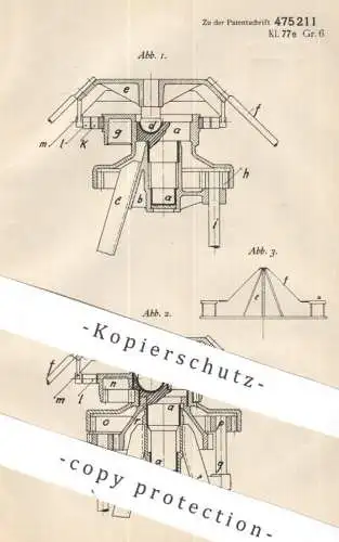 original Patent - Theodor Brauer , Oldenburg | 1926 | Karussell - Antrieb | Fahrgeschäft , Jahrmarkt , Schausteller !!