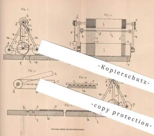original Patent - Paul Chauvel , Stolberg II , Rhld. | 1905 | Auswalzen von Drahtglas | Draht - Glas | Walze , Walzen !!