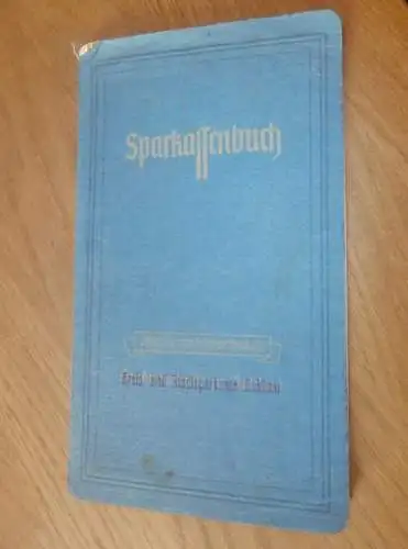 altes Sparbuch Anklam , 1951 - 1956 , Horst Samland in Consages b. Anklam i. Mecklenburg , Sparkasse , Bank !!
