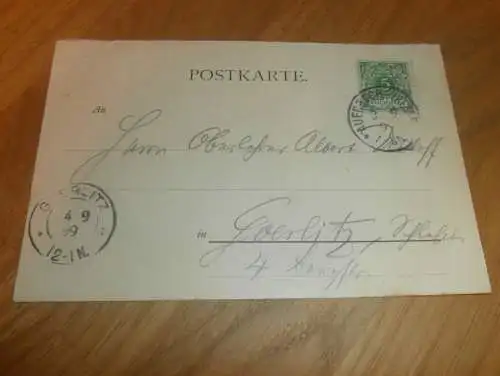 alte AK - Gaufest auf Schloss Auerbach , 1899 , DHV , Verband , Ansichtskarte !!
