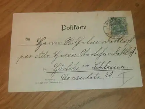 alte AK - Bad Doberan , 1902 , Rathaus und Logierhaus , Ansichtskarte !!
