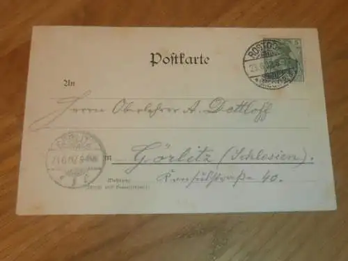alte AK - Rostock , 1902 , Gerberbruch , Ansichtskarte !!