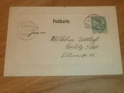 alte AK - Rostock , 1903 , Panorama , Ansichtskarte !!