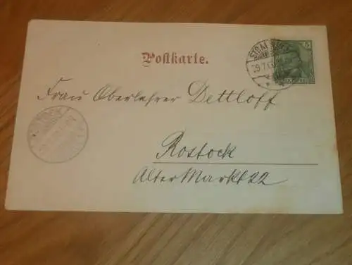 alte AK - Stralsund , 1900 , Semlowerthor , Ansichtskarte !!