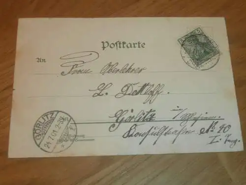 alte AK - Stettin / Szczecin , 1901 , Hafen , Ansichtskarte !!!