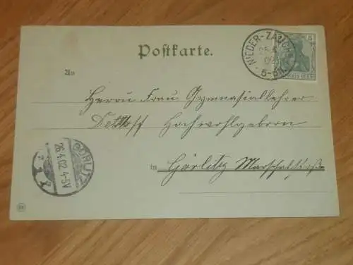 alte AK - Sprottau / Szprotawa  , 1902 , Schlesien , Ansichtskarte !!