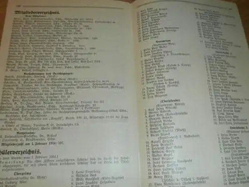 Heft der Schule " Uns oll Schaul" in Schwerin März 1934 , Chronik , Mecklenburg ,mit Mitglieder- und Schülerverzeichnis