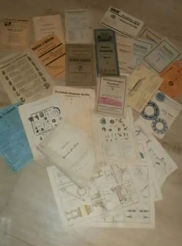 Landwirtschaft Konvolut der 20-30er Jahre, Kataloge , Ersatzteillisten, Betriebsanleitung , Agrar , Mecklenburg , Lanz !