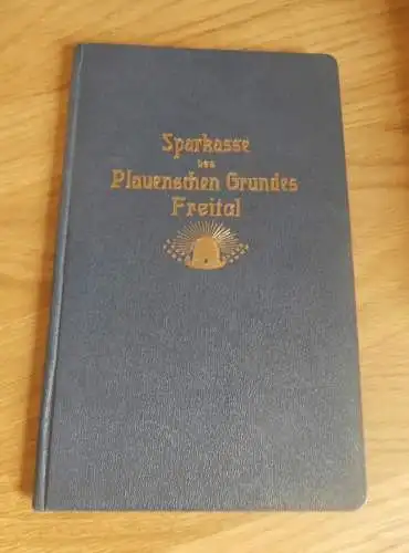 altes Sparbuch Freital , 1937 - 3.05.1945 , Erwin Reimann , Sparkasse , Bank !!!
