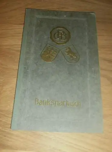 altes Sparbuch Brandenburg / Havel , 1931 - 1940  , Filialleiter August Nolte , Preußisch Oldendorf Sparkasse , Bank !!!