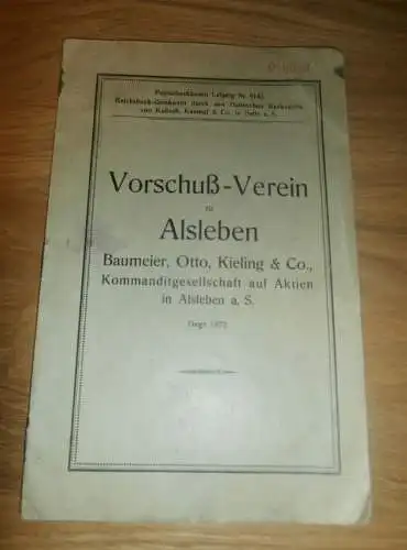 altes Sparbuch Alsleben / Großwirschleben ,1935 - 1945 , Gutsbesitzer Carl Schmidt , Plötzkau Sparkasse , Bank !!!