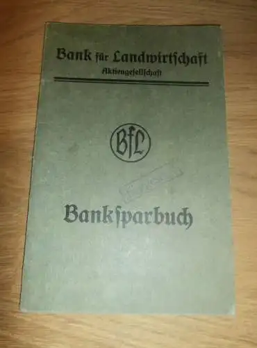 altes Sparbuch Beelitz / Mark ,1936-1943 , Margot Baganz , Sparkasse , Bank !!!