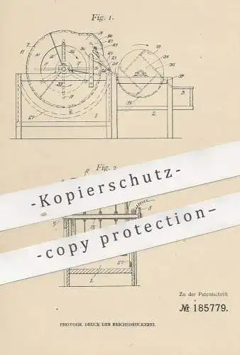 original Patent - Louis Potthoff , Brooklyn , New York , USA , 1906 , Galvanisierung von Massenartikeln | Galvanisieren