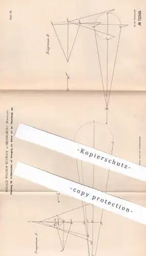 original Patent - Harald Wilhelm Widmark , Helsingborg , Schweden , 1892 , Steuerung f. Kraftmaschinen | Motor , Motoren
