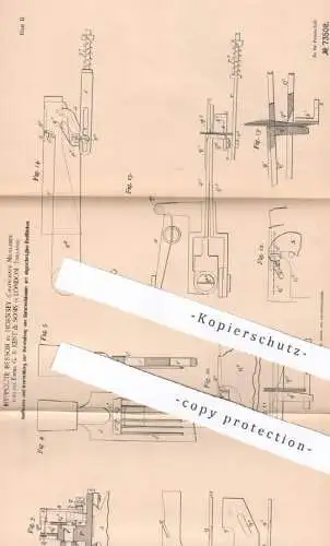 original Patent - Hyppolite Besson , Hornsey , Middlesex | G. B. Kent & Sons , London , England | 1892 | Borsten Bündel
