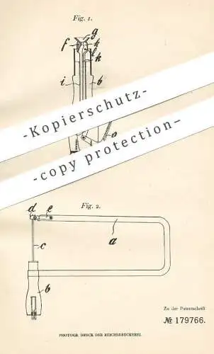 original Patent - Karl Prasser , Meißen Triebischtal , 1905 , Laubsäge | Sägen , Sägen , Holz , Tischler !!