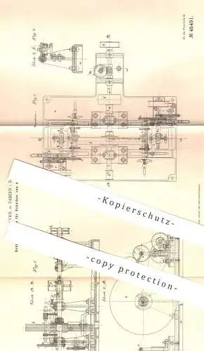 original Patent - Victor Avril , Zabern / Elsass , 1888 , Schleifmaschine für ovale Scheiben | Schleifen , Schleiferei