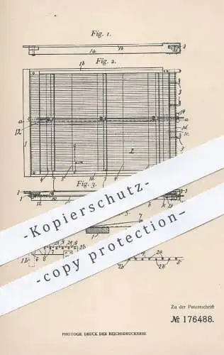 original Patent - Axel Wilhelm Edstrom , Stanton , Jowa , 1905 , Drahtsieb | Draht - Sieb | Sieben , Mühlen , Müller