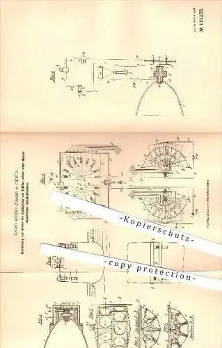 original Patent - Mario Russo D'asar in Genua / Genova  , 1900 , Annäherung von Schiffen , Schall , Schallwellen !!!