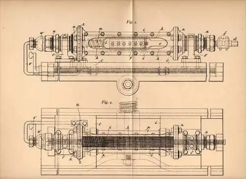 Original Patentschrift - P. Centner in Lambermont , 1904 , Apparat für Solenoid - Bohrmaschine !!!