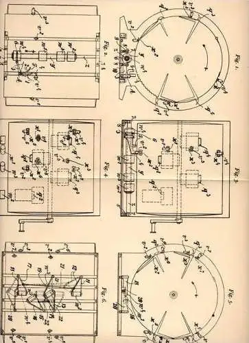 Original Patentschrift - A. Woerner in Mosbach a. Neckar , 1906 , Waschmaschine , Wäscherei !!!