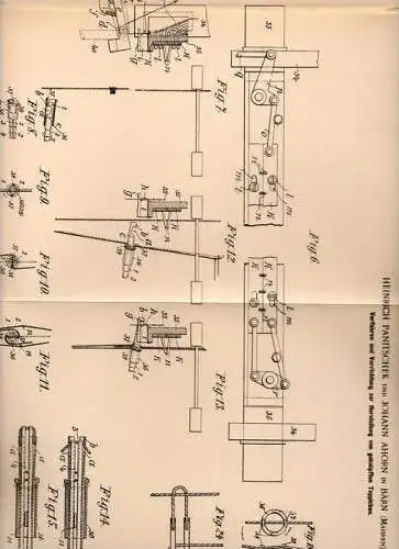 Original Patentschrift - J. Ahorn in Bärn / Moravský Beroun , Mähren , 1901 , geknüpfte Teppiche , Teppich , Perser !!!