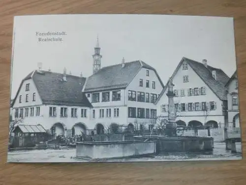alte AK - Freudenstadt , ca. 1910 , Realschule , Ansichtskarte !!