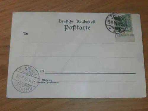 alte AK - Trier , 1899 , Porta-Nigra , Ansichtskarte !