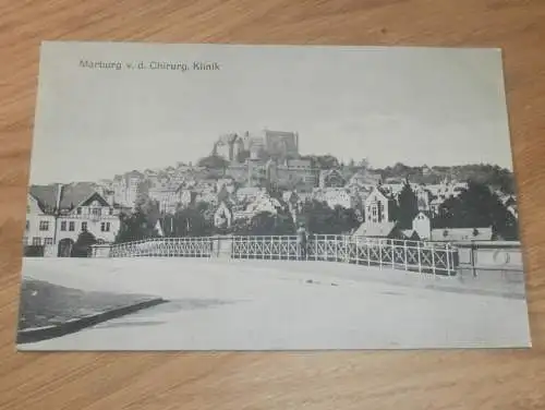 alte AK - Marburg , 1911 , chirurgische Klinik , Ansichtskarte !
