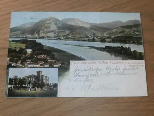 alte AK - Hotel zum alten Vulkan , 1902 , Mehlem b. Bonn ,  Rodderberg , Ansichtskarte !!