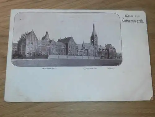 alte AK - Kaiserswerth b. Düsseldorf , 1903 , Krankenhaus , Ansichtskarte !!!