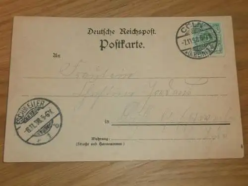 alte AK - Aachen , 1898 , Litho , Ansichtskarte !!!