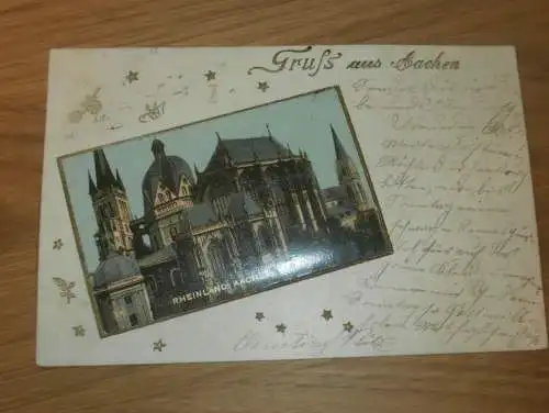 alte AK - Aachen , 1901 , Rheinland , Der Dom , Ansichtskarte !!!