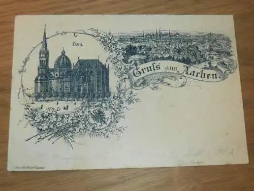 alte AK - Aachen , 1915 , Rotes Kreuz , Litho , Ansichtskarte !!!