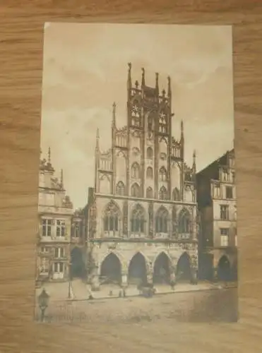 alte AK - Münster i. W. , ca. 1915 , Rathaus , Ansichtskarte !!!