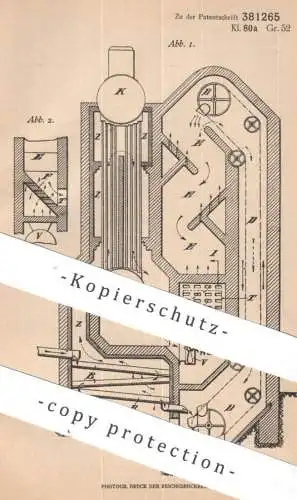 original Patent - Arnold Moetteli , Oberwintherthur , Schweiz | 1918 | Gießen u. Kühlen von Formstück | Hochofen , Guss